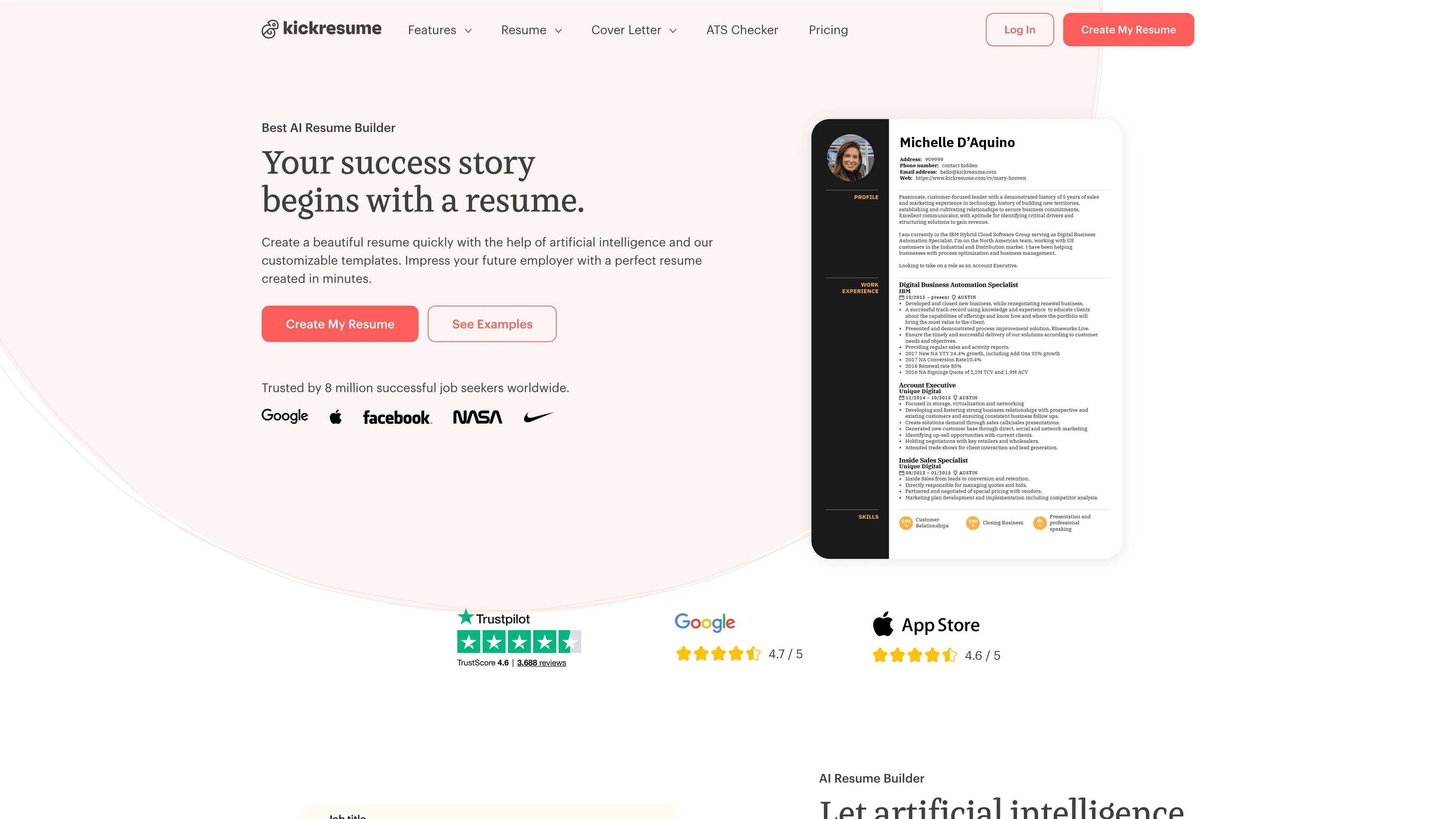 Kickresume