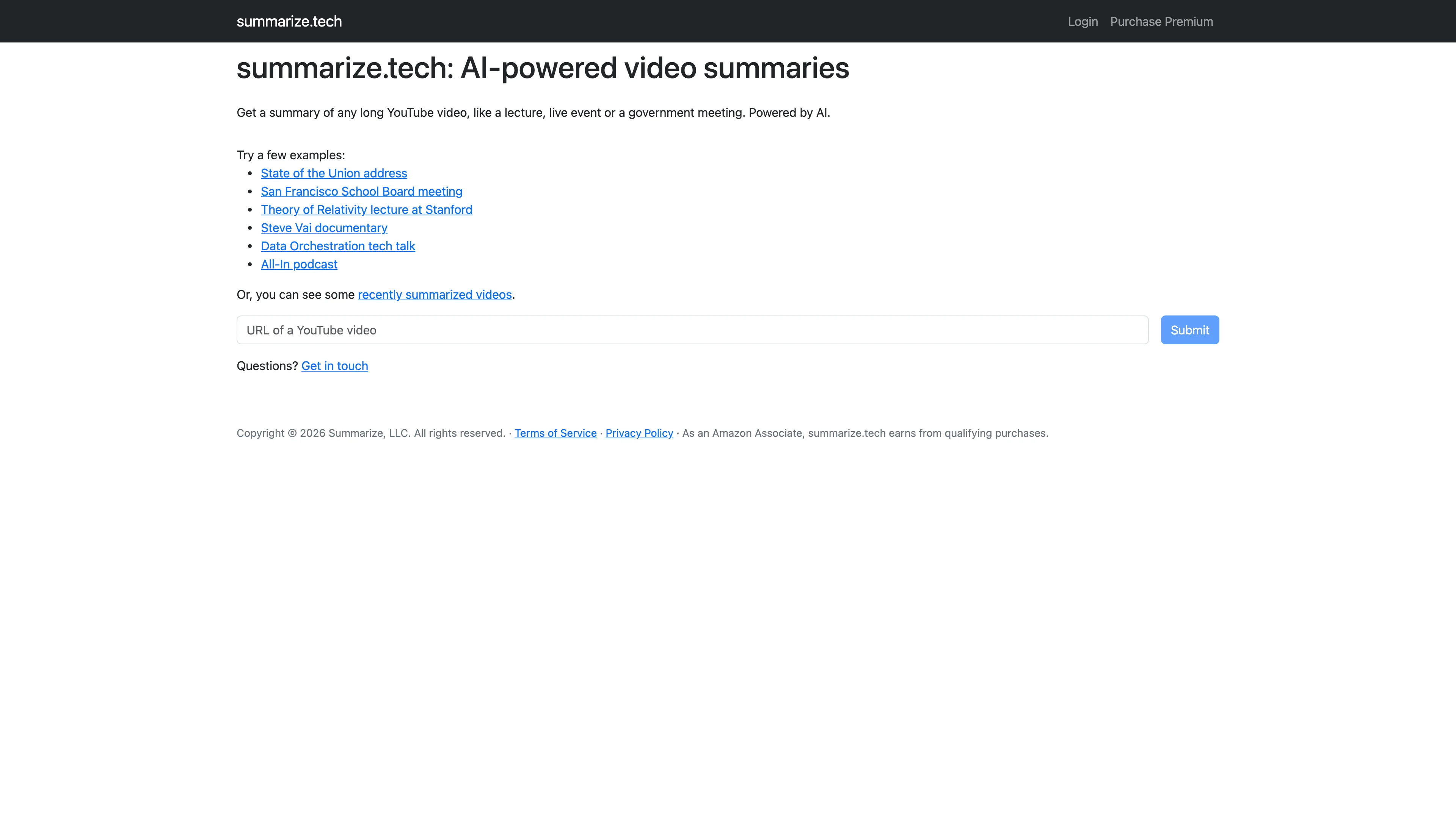 Summarize.tech