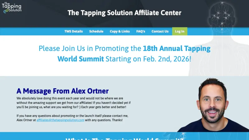 Tapping World Summit - Affiliate Program