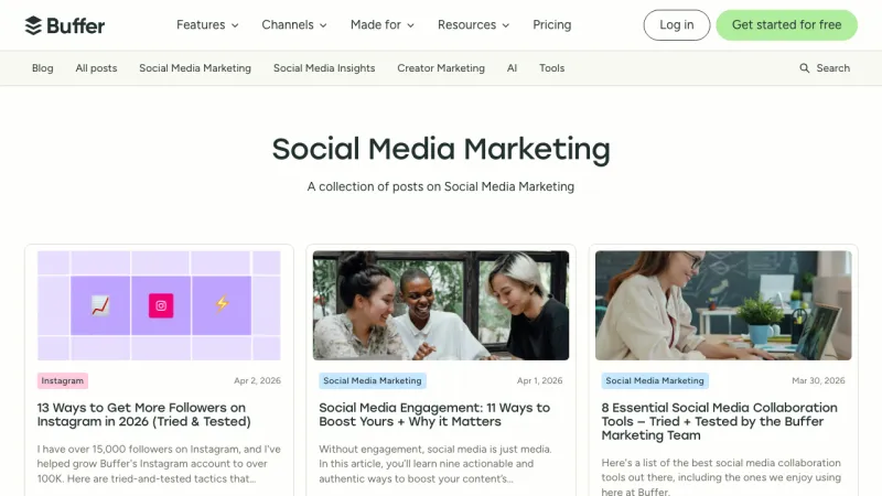 Buffer Category Page