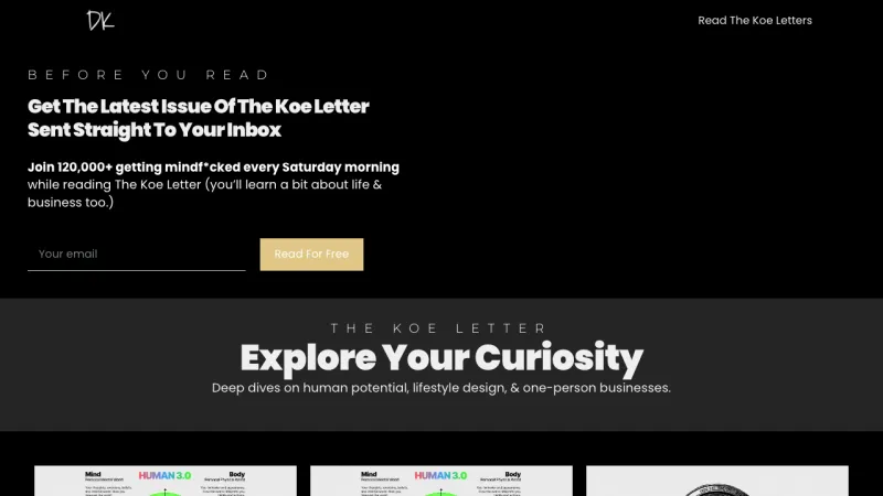 Dan Koe - Blog Page
