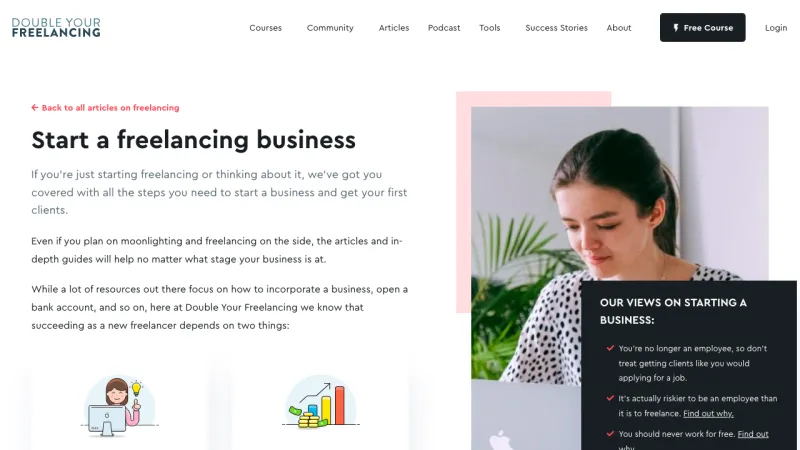 Double Your Freelancing - Category Page