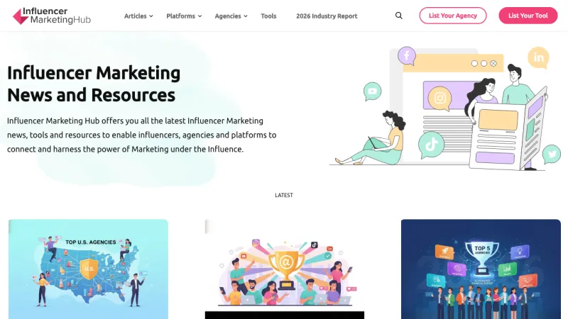 Influencer Marketing Hub - Category Page