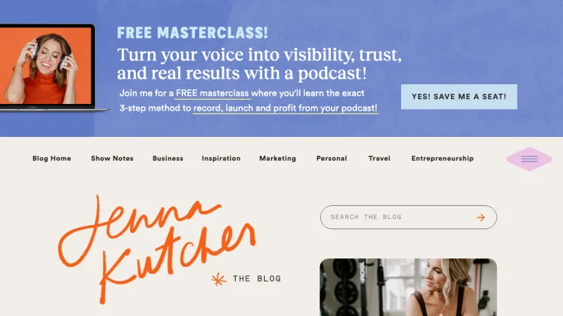 Jenna Kutcher - Blog Page