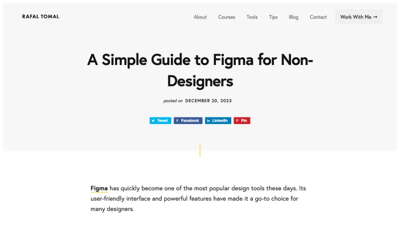 Rafal Tomal - Blog Single Post
