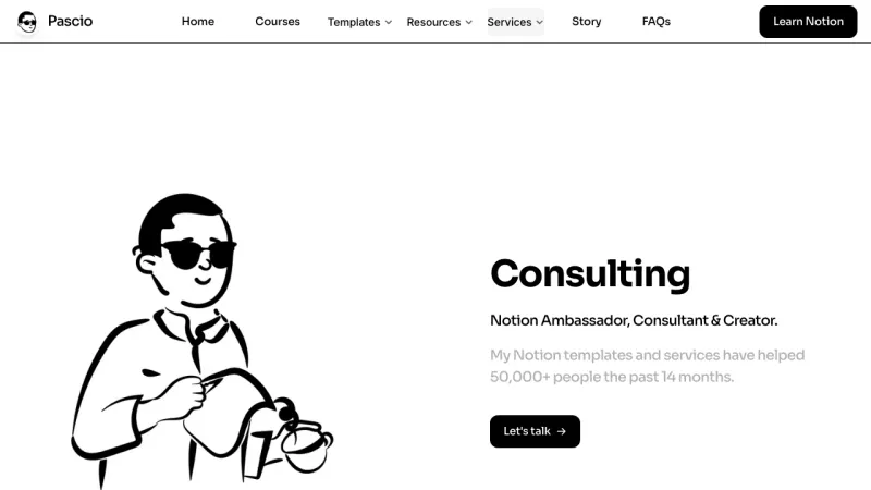 Pacio Consulting Page