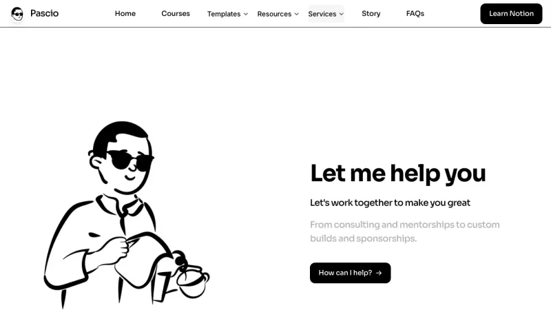 Pacio Services Page