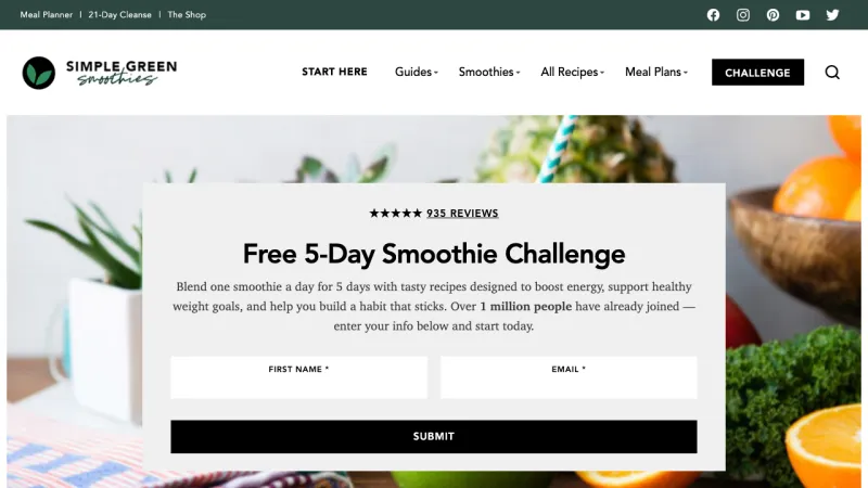 10-Day Smoothie Challenge – Simple Green Smoothies