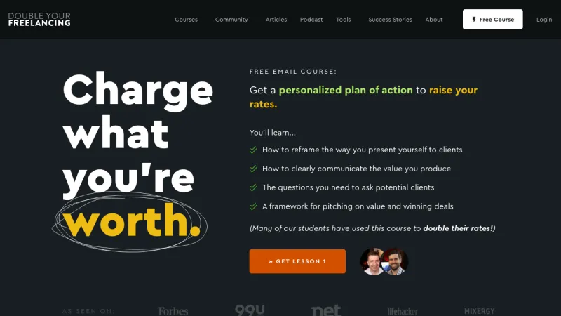 Charge What You’re Worth - Double Your Freelancing