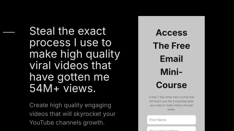 Free YouTube Jumpstart Course