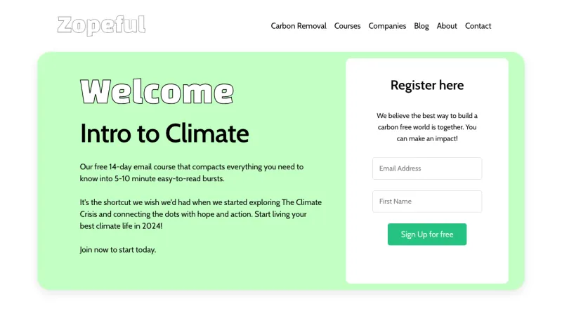 Intro to Climate – Zopeful