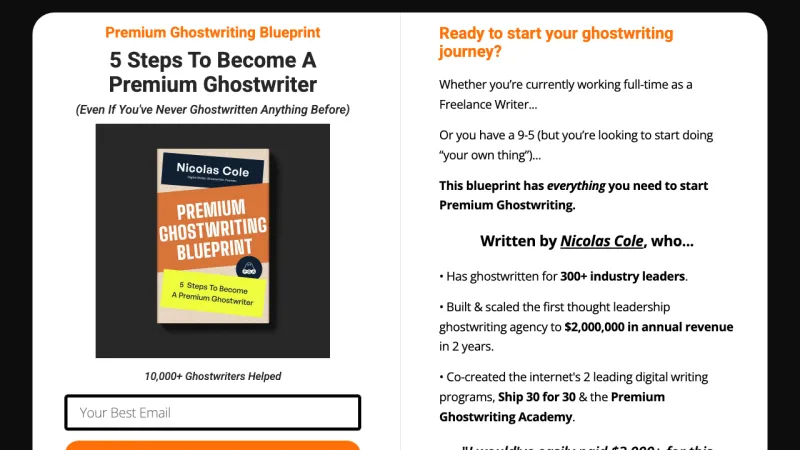 Premium Ghostwriting Blueprint