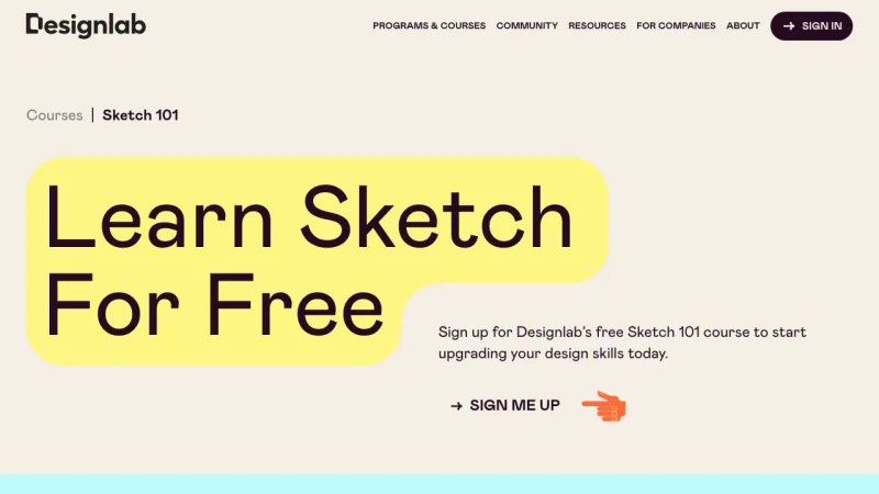 Sketch 101: a free 7-day email course – DesignLab
