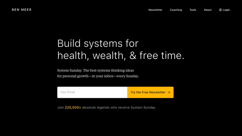 Ben Meer - Home Page