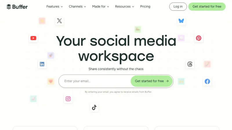 Buffer Home Page