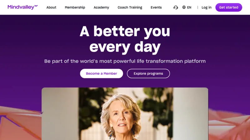 Mindvalley Home Page
