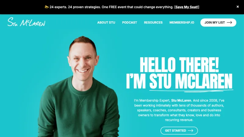 Stu McLaren - Home Page