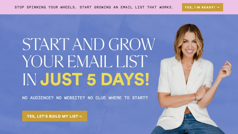 Jenna Kutcher - 5-Day Challenge Funnel