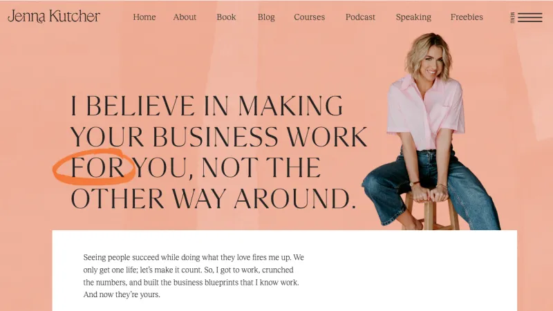 Jenna Kutcher - Courses Page