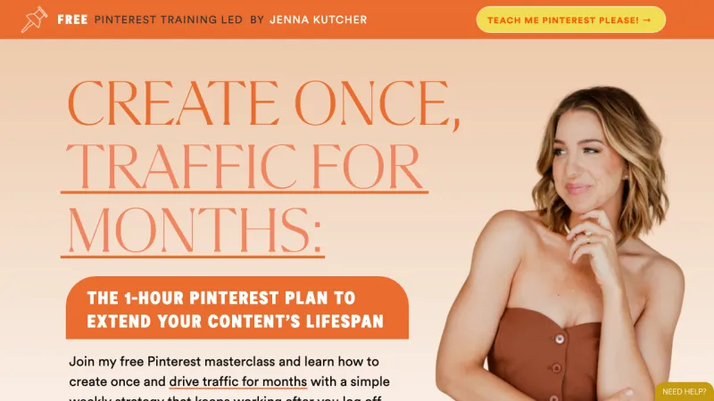 Jenna Kutcher - Pinterest Training - Waitlist Funnel