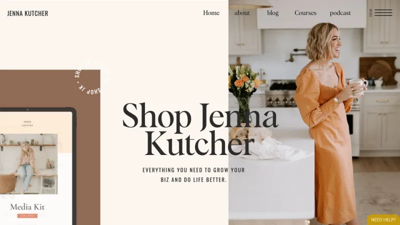 Jenna Kutcher - Shop Page
