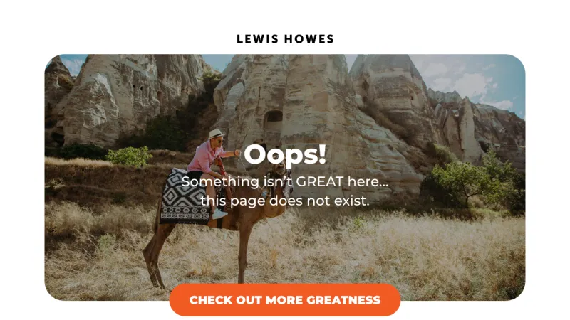 Lewis Howes Giveaway Page