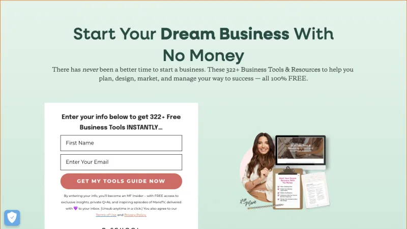 Marie Forleo Business Tools Lead Magnet