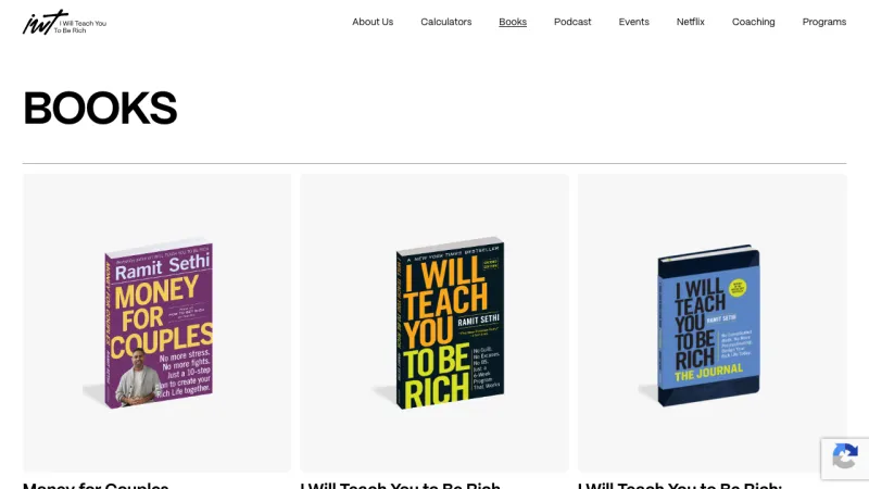 Ramit Sethi’s IWT - Book Page