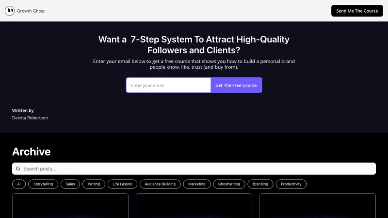 Full-Stack Creators by Dakota Robertson