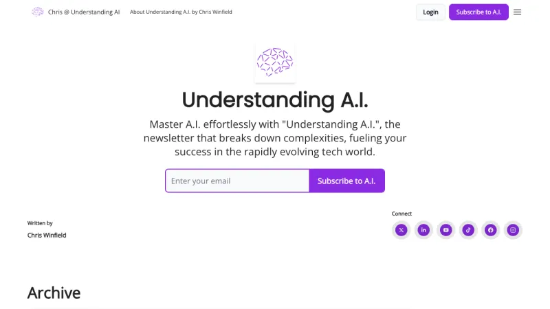Understanding AI