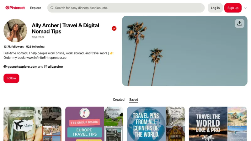 Ally Archer - Pinterest Examples