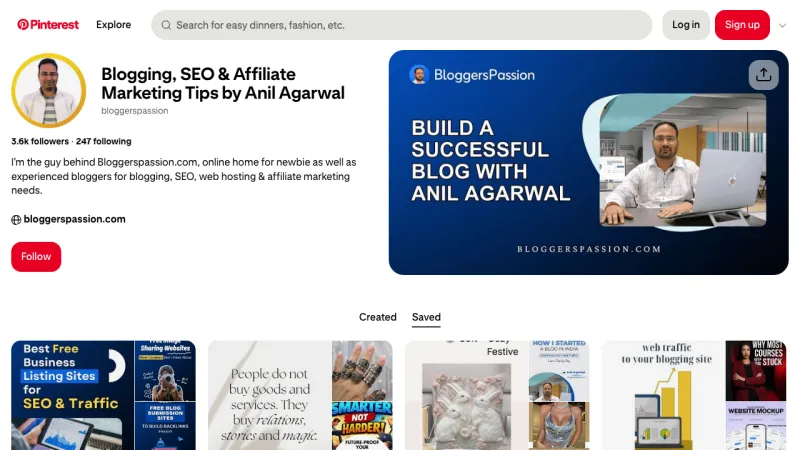 Anil Agarwal - Pinterest Examples