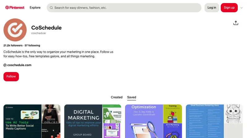 CoSchedule - Pinterest Examples