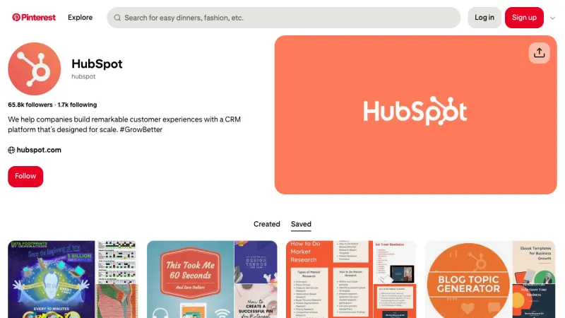 HubSpot - Pinterest Examples