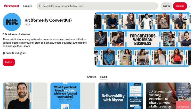 Kit - Pinterest Examples
