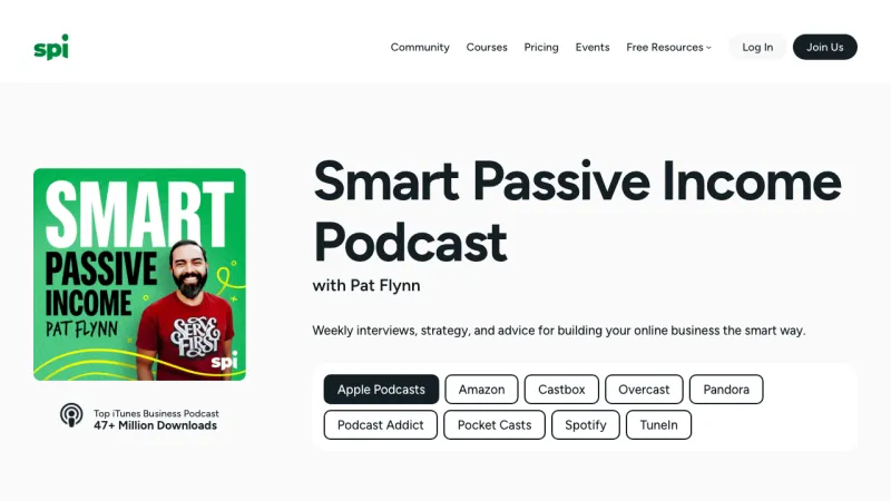 SPI with Pat Fynn - Podcast Artwork