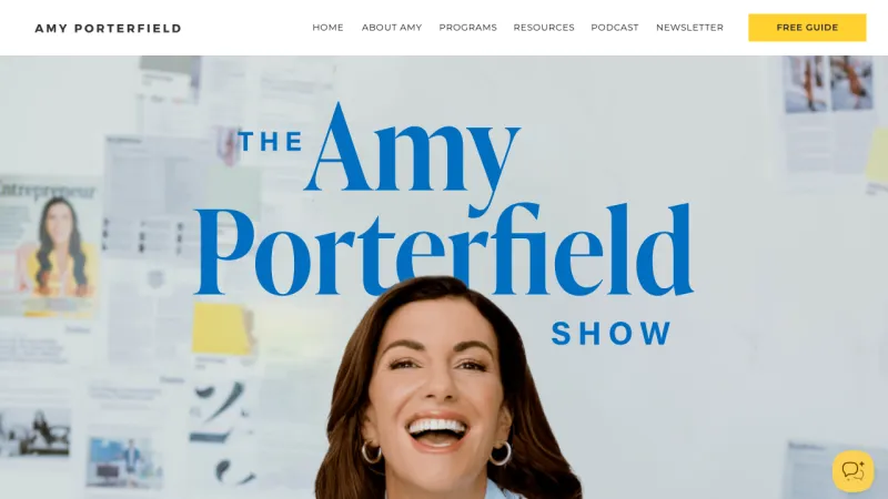 Amy Porterfield Podcast Page