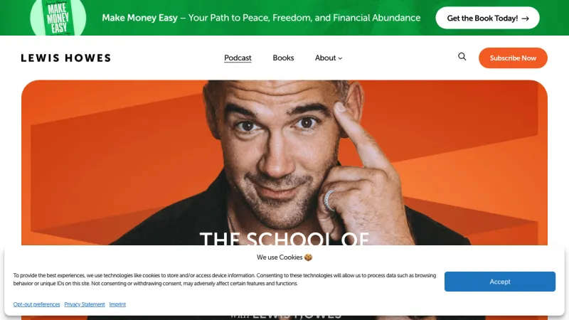 Lewis Howes Podcast Page