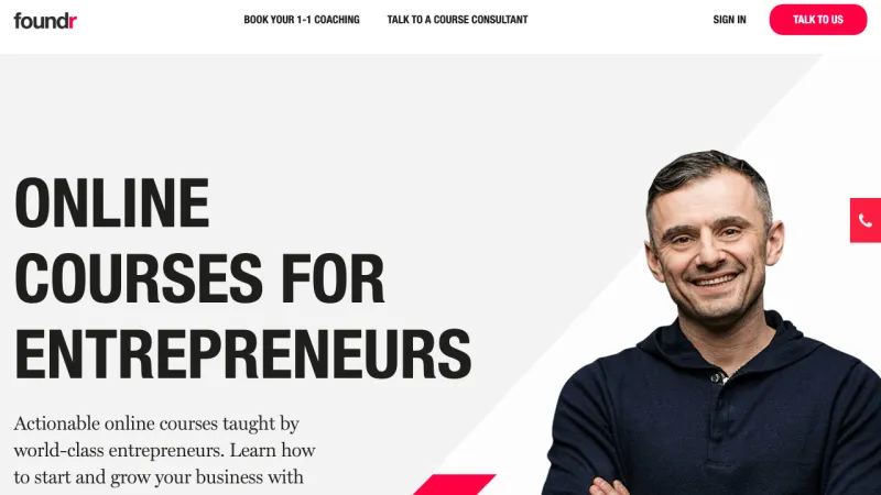 Foundr Courses Page
