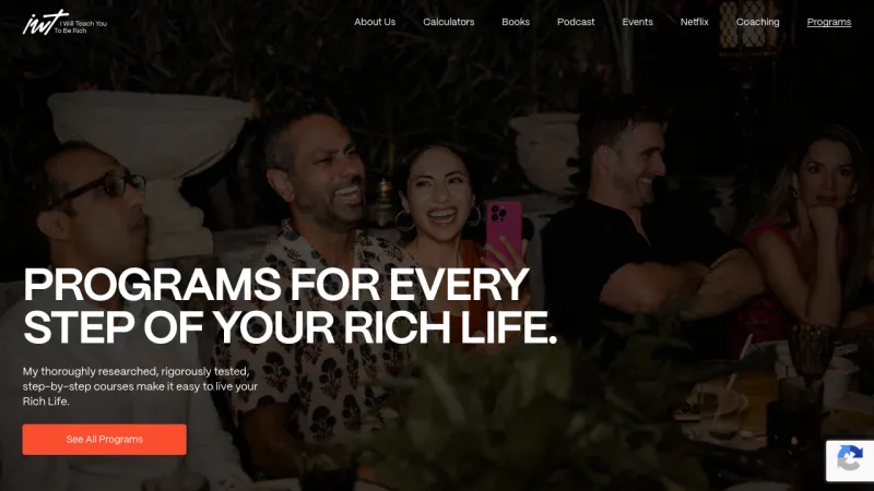 Ramit Sethi’s IWT - Programs Page