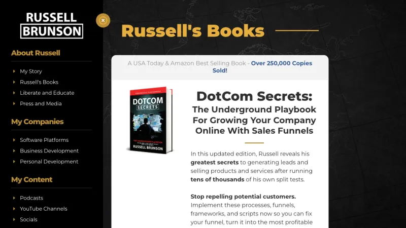 Russell Brunson - Books Page