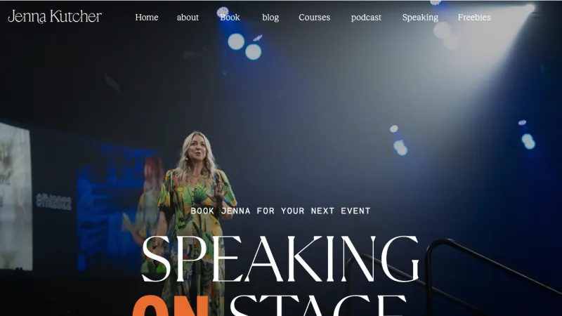 Jenna Kutcher – Speaking Page