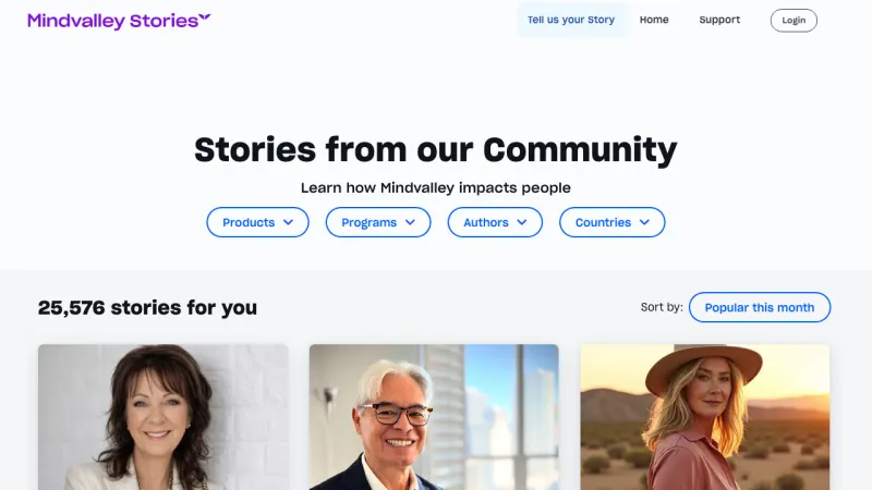 Mindvalley Success Story Page