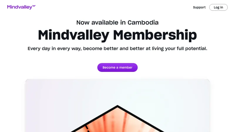 Mindvalley Welcome Offer Popup