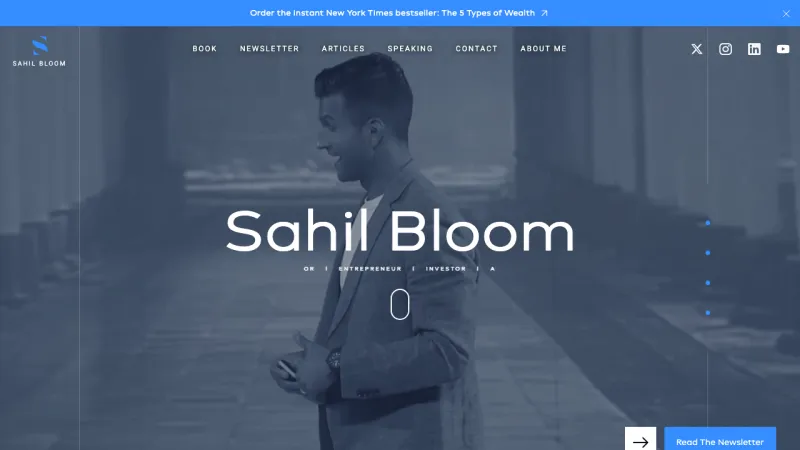 Sahil Bloom Lead Magnet Popup