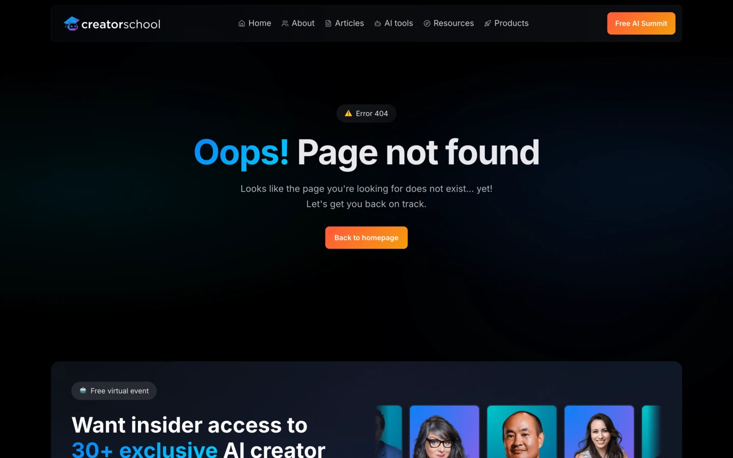404 Not Found (Dark)